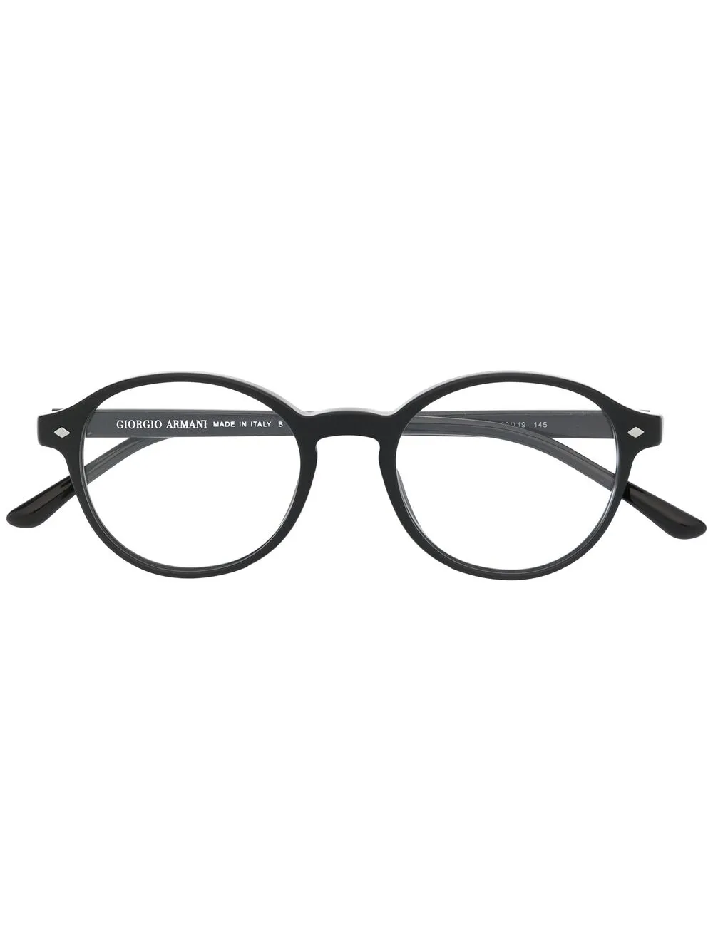 

Очки в круглой оправе GIORGIO ARMANI, черный