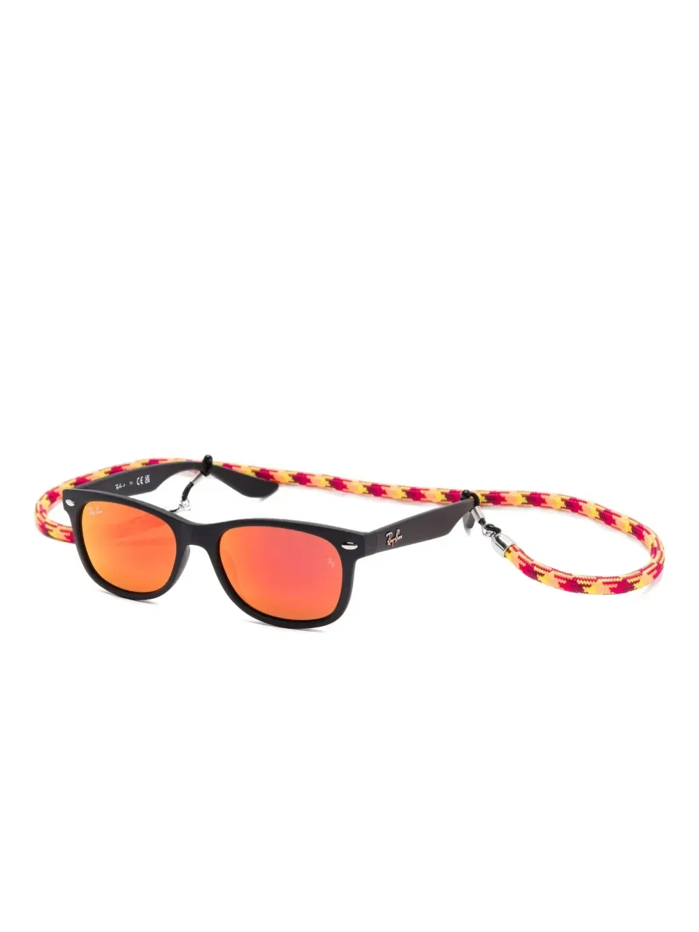 Солнцезащитные очки New Wayfarer в прямоугольной оправе Ray-Ban Junior, серый — фото 2