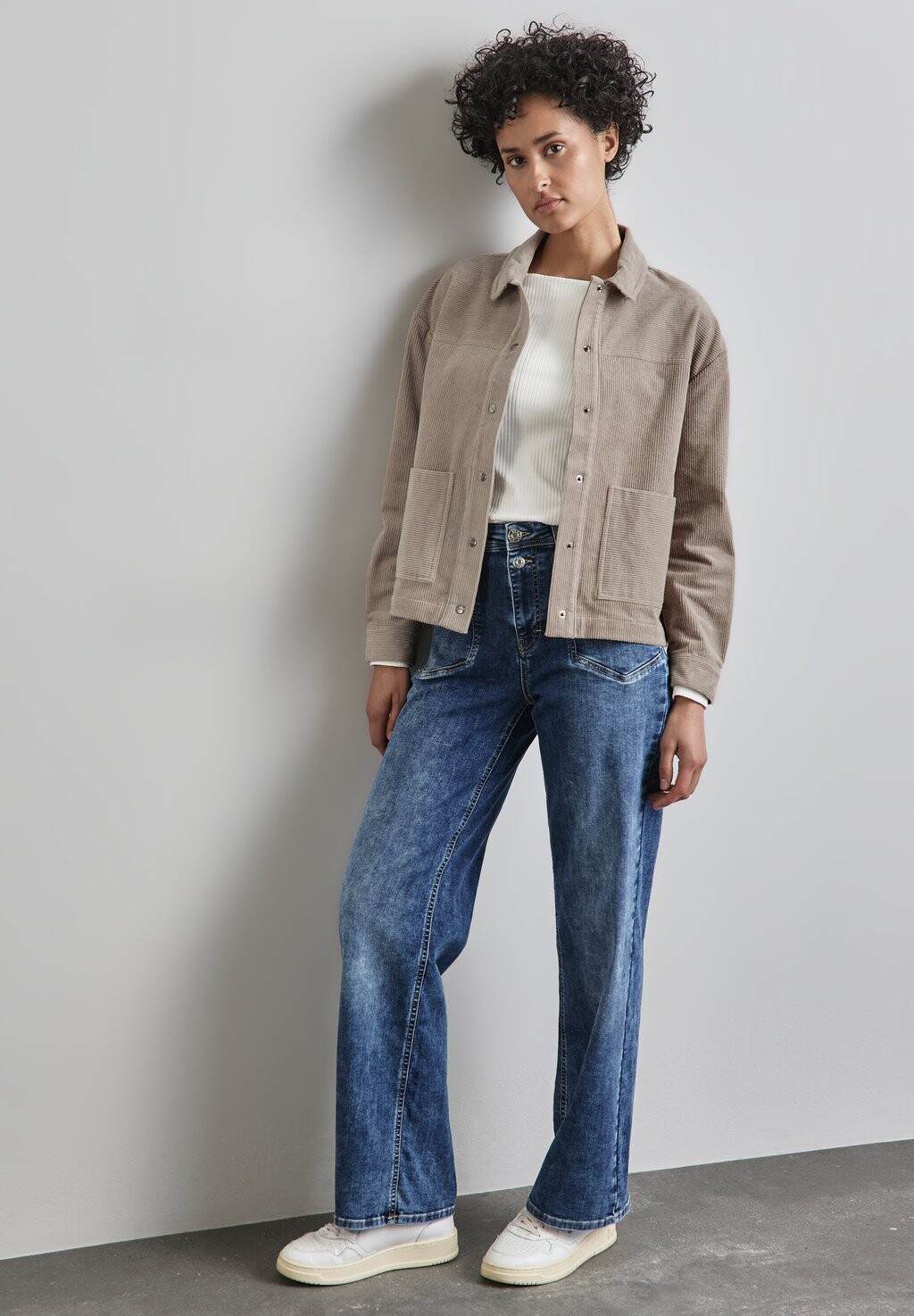 

Летняя куртка OVERSHIRT Street One, бежевый