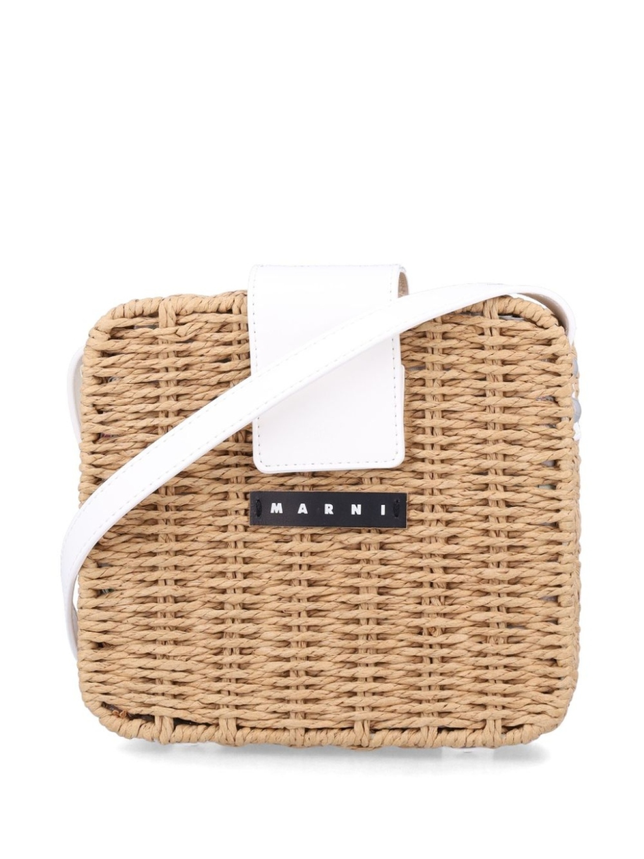 

Marni Kids сумка из рафии, коричневый