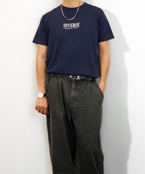 

Мини-футболка с логотипом, влагоотводящая, быстросохнущая, с защитой от УФ-излучения Burner, темно-синий