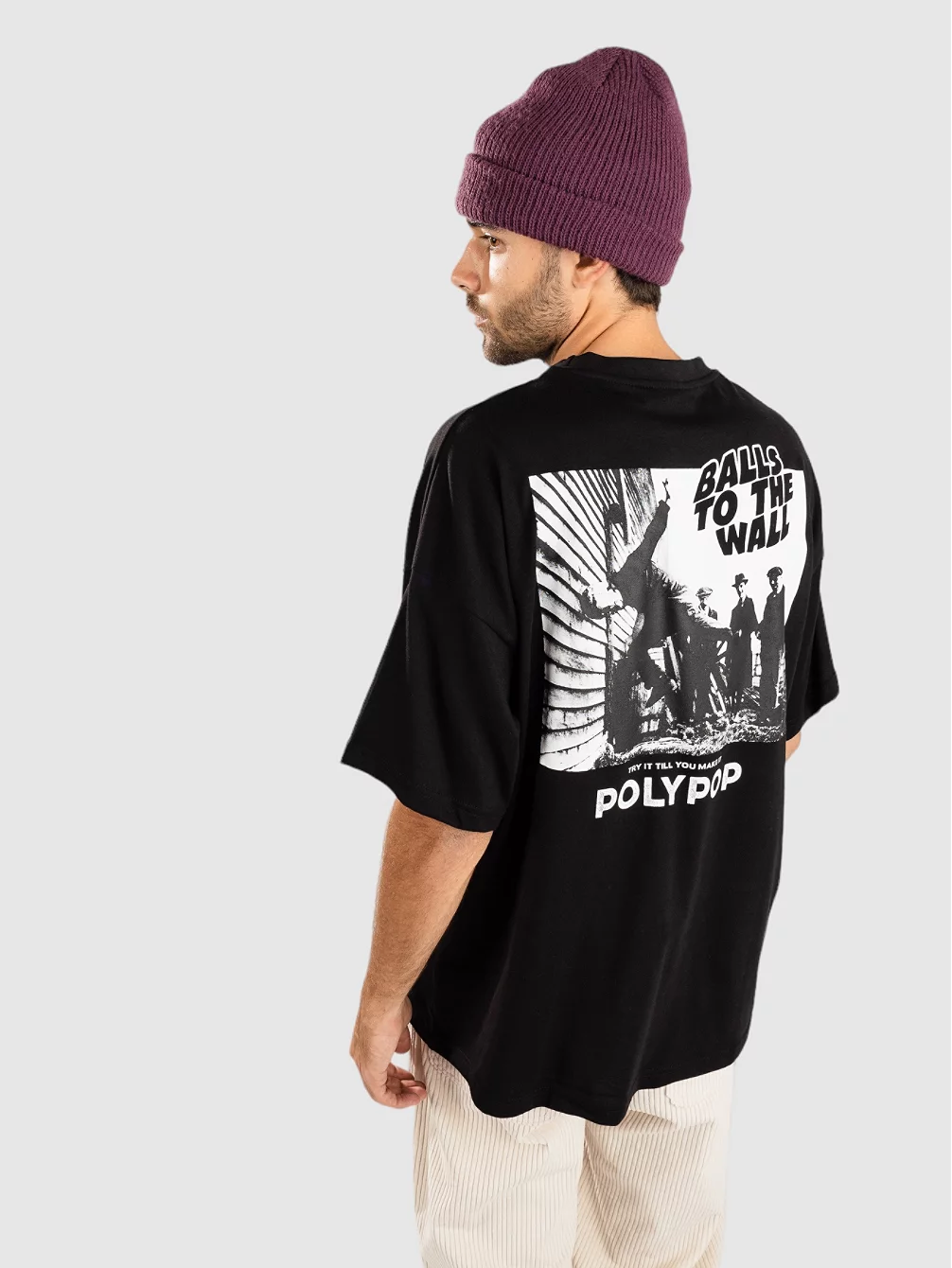 

Футболка свободного покроя Balls To The Wall Polypop, черный