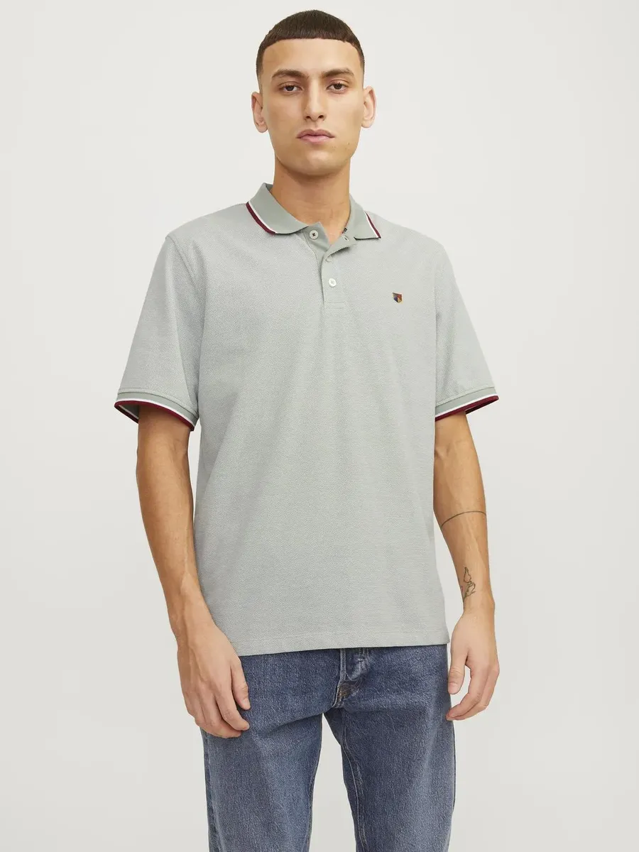 

Рубашка-поло Jack & Jones "JPRBLUWIN POLO SS NOOS", зеленый