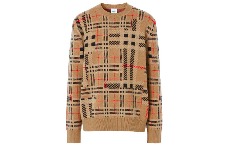 

Кашемировый свитер мужской хаки Burberry, хаки