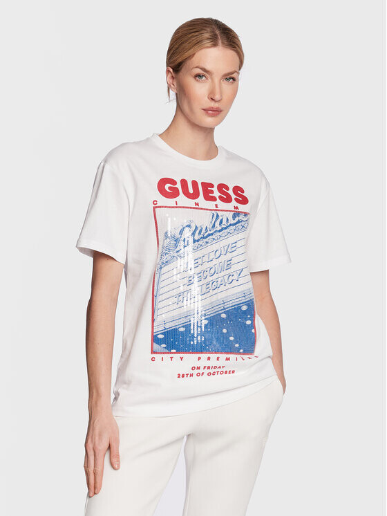 

Футболка свободного покроя Guess, белый