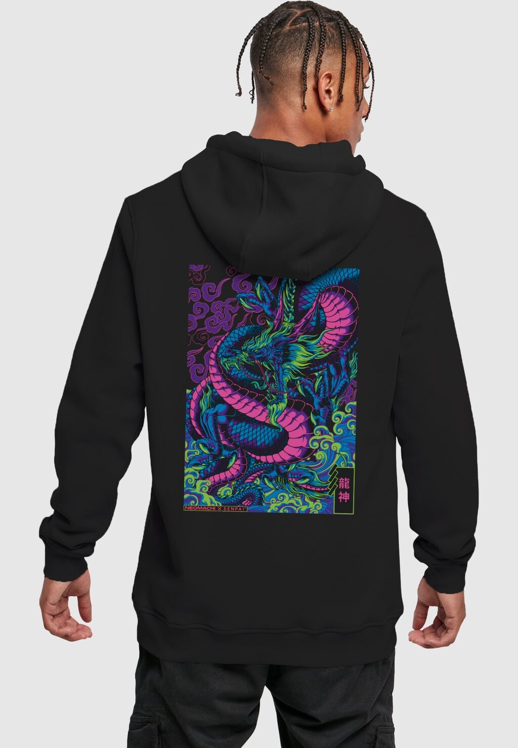 

Толстовка с капюшоном NEOMACHI RYUJIN HOODY Merchcode, черный