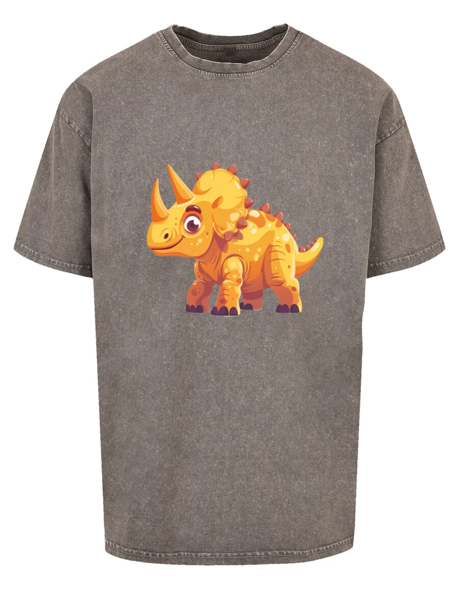 

Рубашка F4NT4STIC Süßer Triceratops Dinosaurier, серый