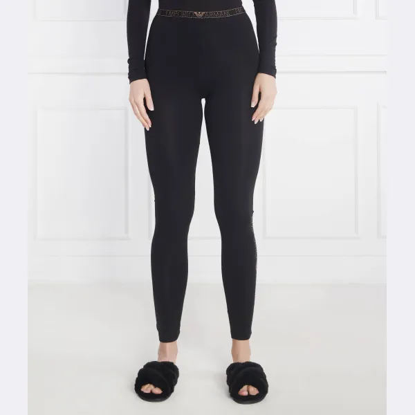 

Леггинсы узкого кроя Emporio Armani, черный