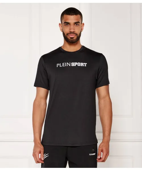 

Светоотражающая футболка Regular fit Plein Sport, черный