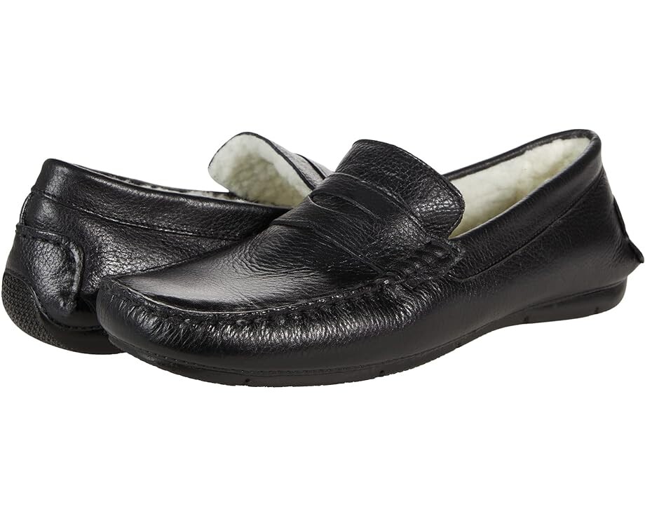 

Лоферы Massimo Matteo Faux Fur Penny Loafer, черный