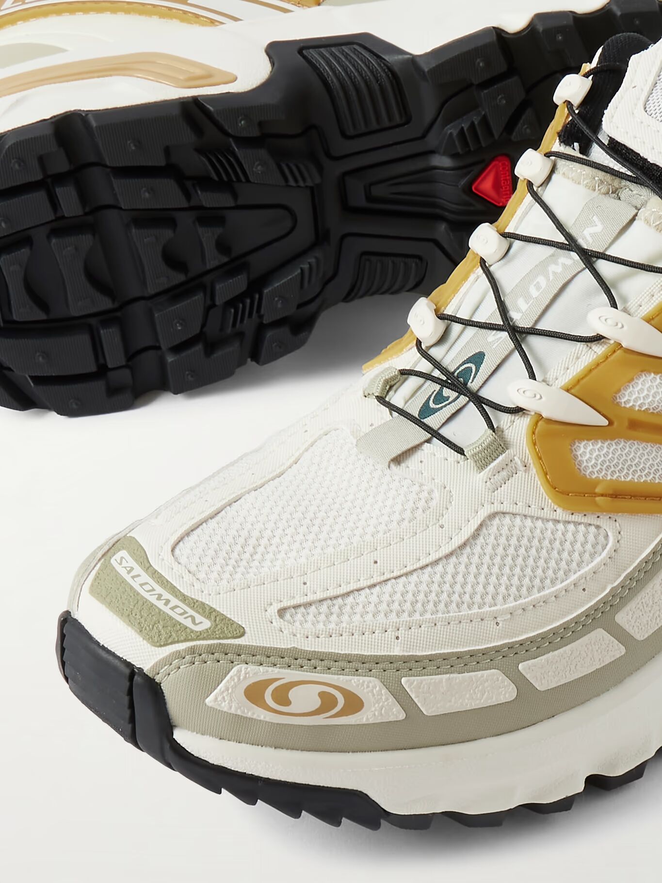 

Кроссовки ACS Pro GTX с резиновой отделкой GORE-TEX Mesh SALOMON, желтый