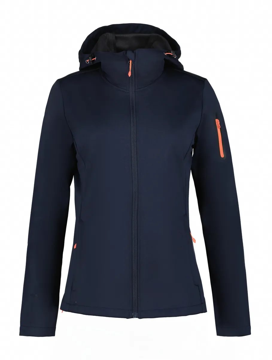 

Куртка из софтшелла Icepeak "D SOFTSHELL JACKE BRIDGEWATER", с капюшоном, синий