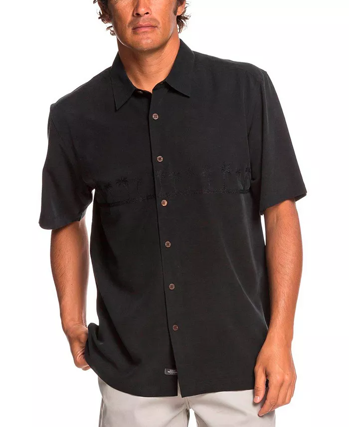 

Рубашка с коротким рукавом Quiksilver Men's Tahiti Palms Quiksilver Waterman, черный