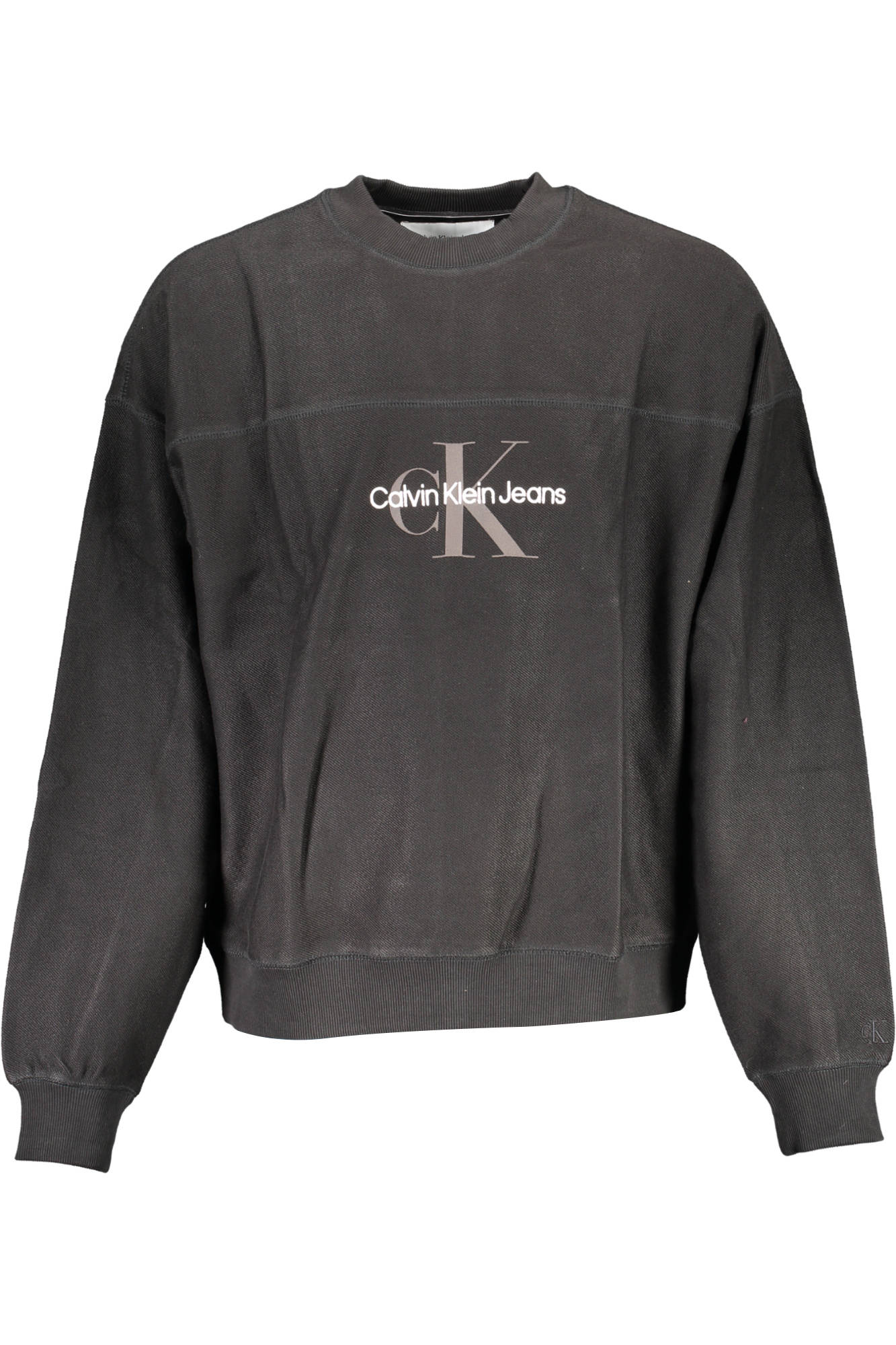 

Толстовка мужская Calvin Klein с логотипом, черный / бежевый