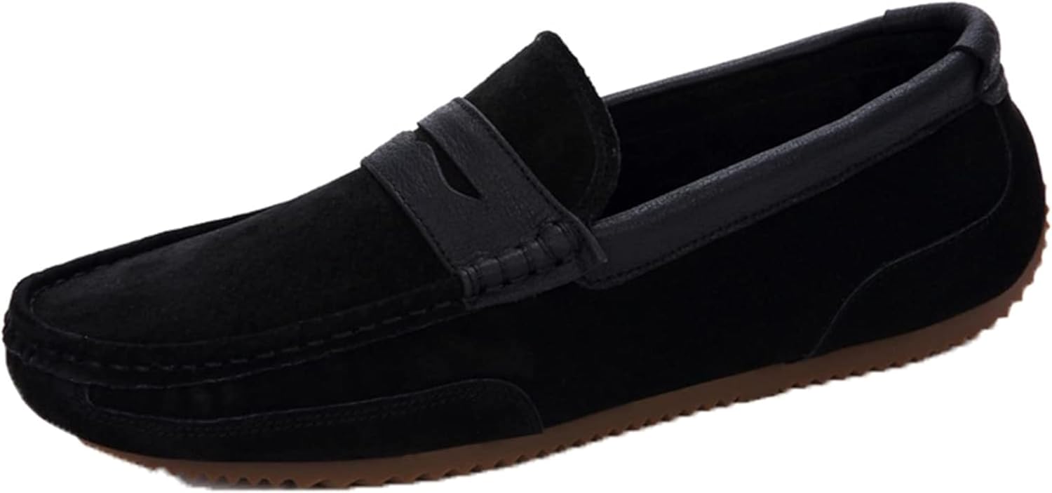 

Мужские лоферы, удобные и повседневные туфли, легкие и мягкие туфли, прогулочные туфли на плоской подошве Oxcowniu, черный