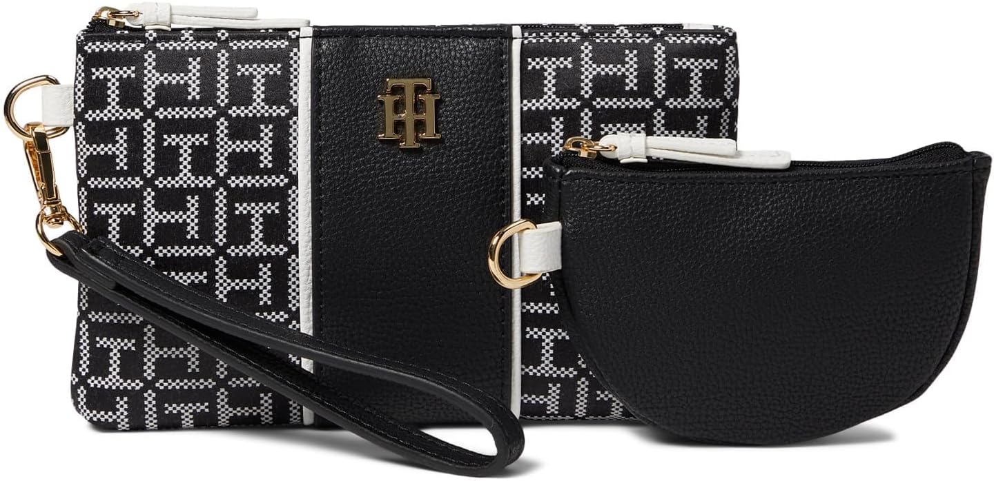 

Женский кошелек Tommy Hilfiger Boys из двух предметов, Black/White
