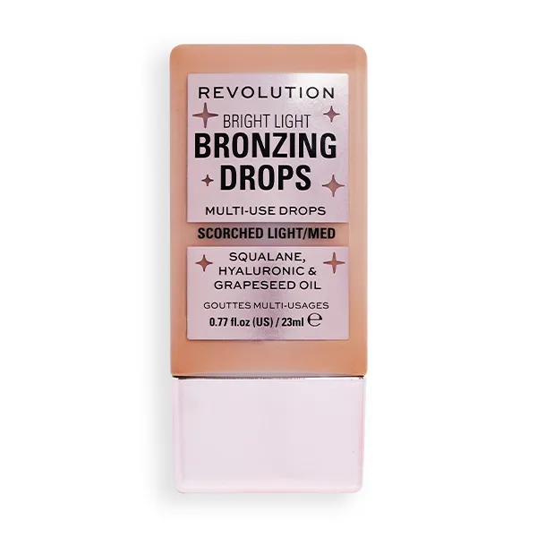 

Капли для загара Bright Light Bronzing Drops Revolution, цвет scorched light/med