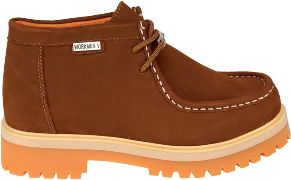 

Workmen-V Мужские повседневные туфли из натуральной нубуковой кожи, цвет темно-коричневый