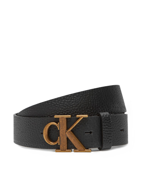 

Ремень мужской Monogram Buckle Fixed Belt 35Mm LV04G7025G Calvin Klein, черный