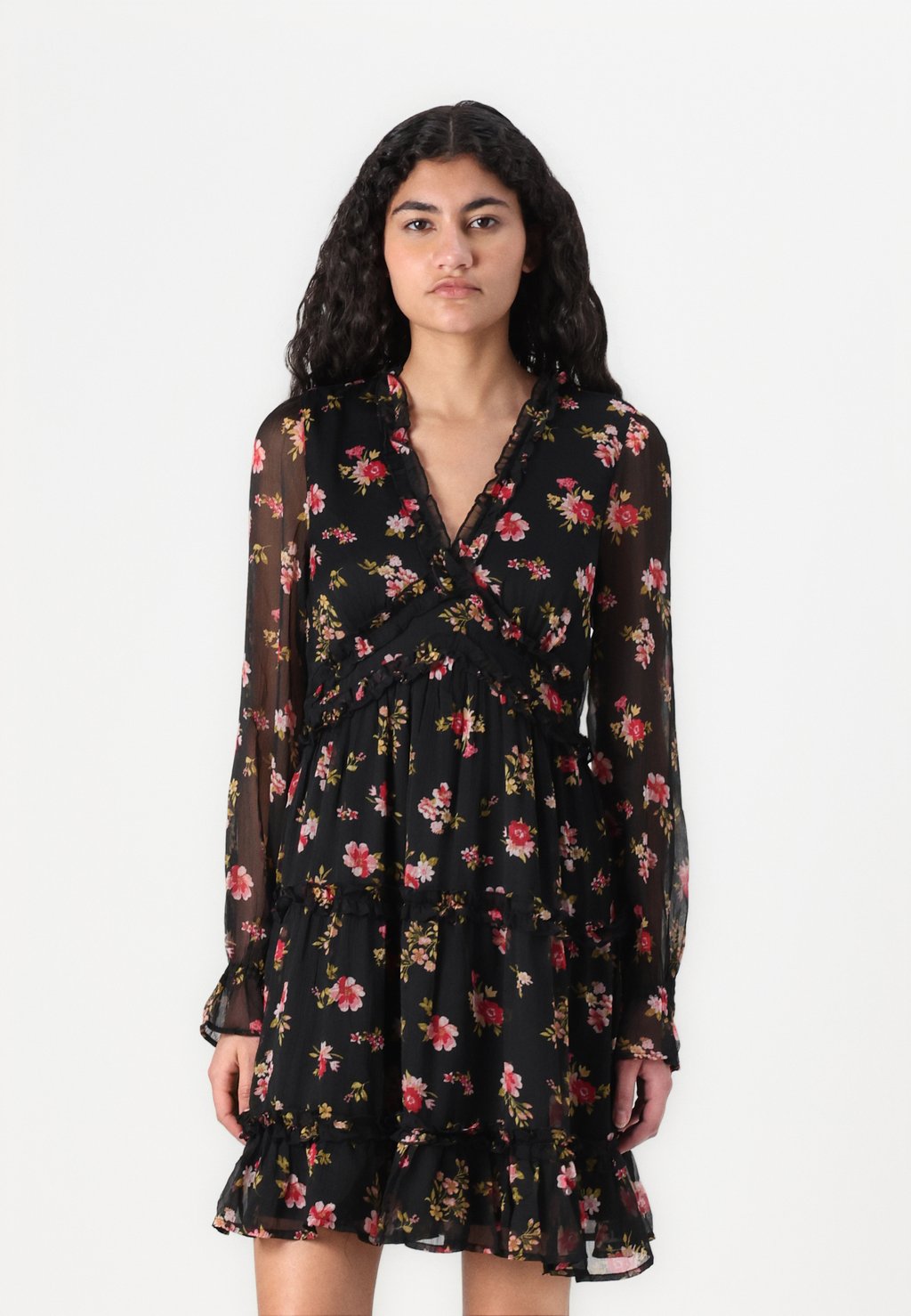 

Повседневное платье VMSMILLA FRILL Vero Moda, черный