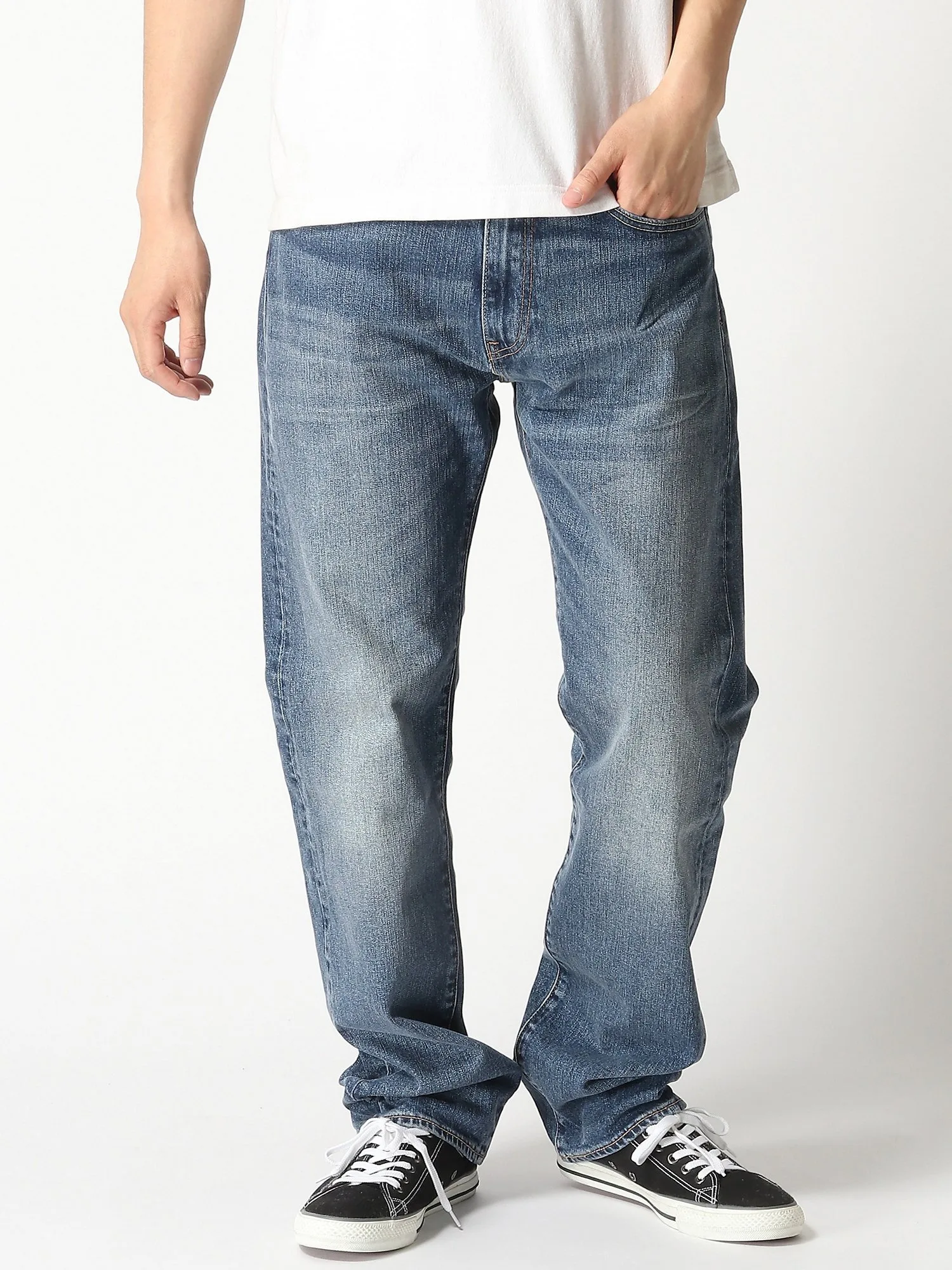 Джинсы 505 Regular Fit, цвет «средний индиго» Levi's, Medium Indigo - Worn In