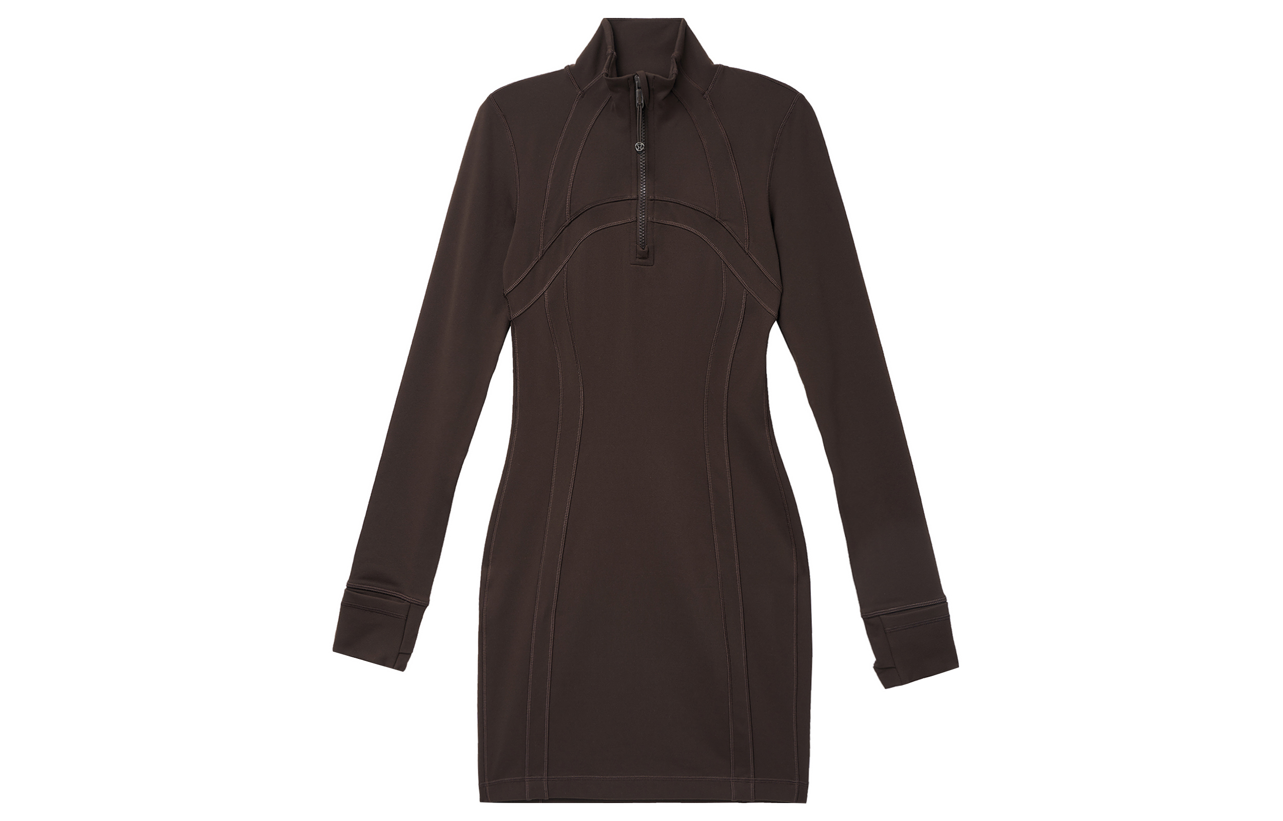 

Платье с длинными рукавами для женщин Lululemon, Dark Khaki/NOMD