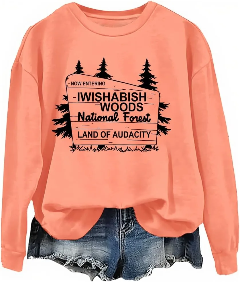 

Толстовка с капюшоном Now Entering IWishABish Woods National Forest Unisex NACJOM