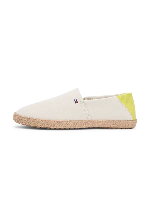 Вышитый флаг холст эспадрильи эспадрильи Tommy Hilfiger, Classic Beige