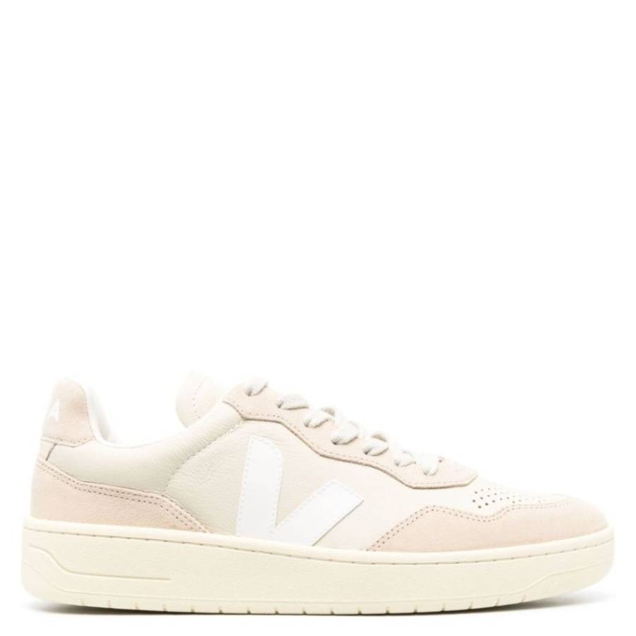 

Veja V-90 кроссовки с низким верхом и панелями, бежевый