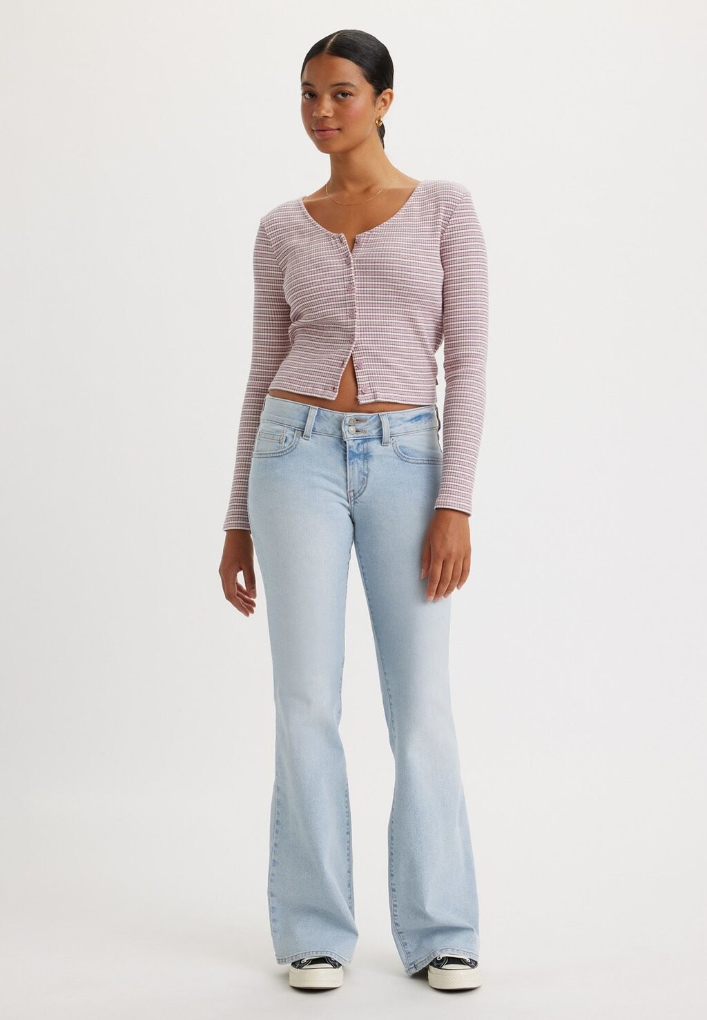 Расклешенные джинсы SUPERLOW FLARE Levi's, светло-голубой деним — фото 2