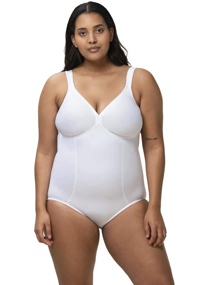 

Триумф корректирующий фигуру "Modern Soft+Cotton BS", без косточек, базовое белье Triumph, белый