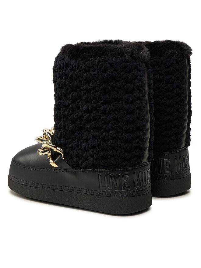 Зимние ботинки LOVE MOSCHINO Botas de nieve JA24322G0LISI000, черный — фото 4