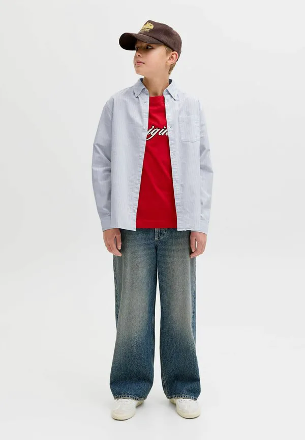Оксфордская рубашка Jack & Jones Junior, Cashmere Blue