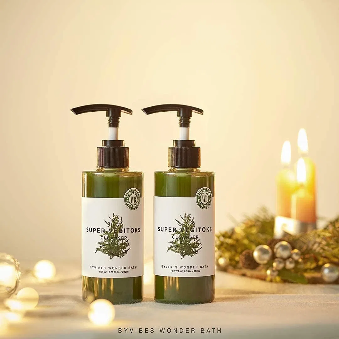 Очищающее средство Wonder Bath Super Vegitok Cleansing 200 мл, набор из 2 шт. + 5 пробников — фото 4