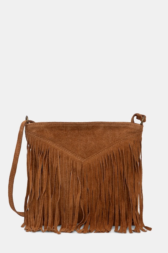 

Замшевая сумка Answear.LAB, коричневый