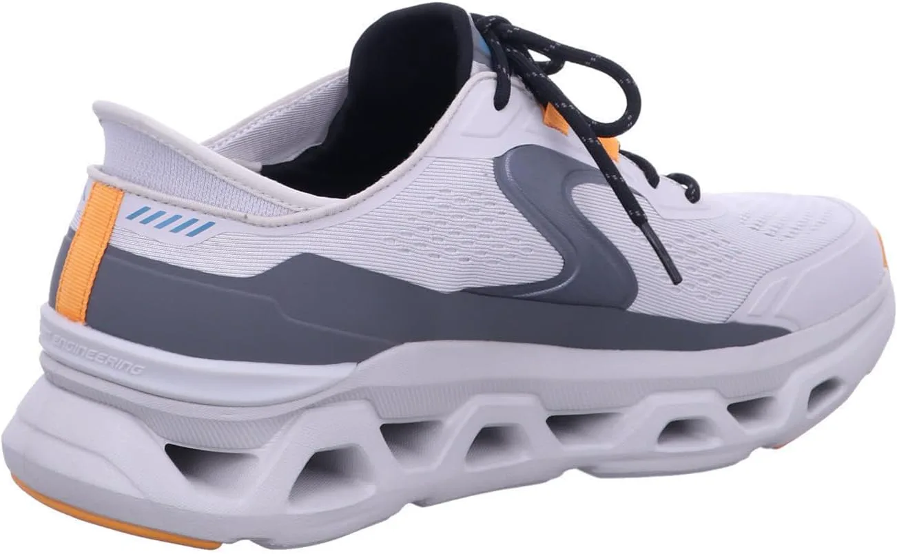Мужские слипоны Skechers Hands Free: Go Walk Flex - обувь для плавного движения, серый — фото 3
