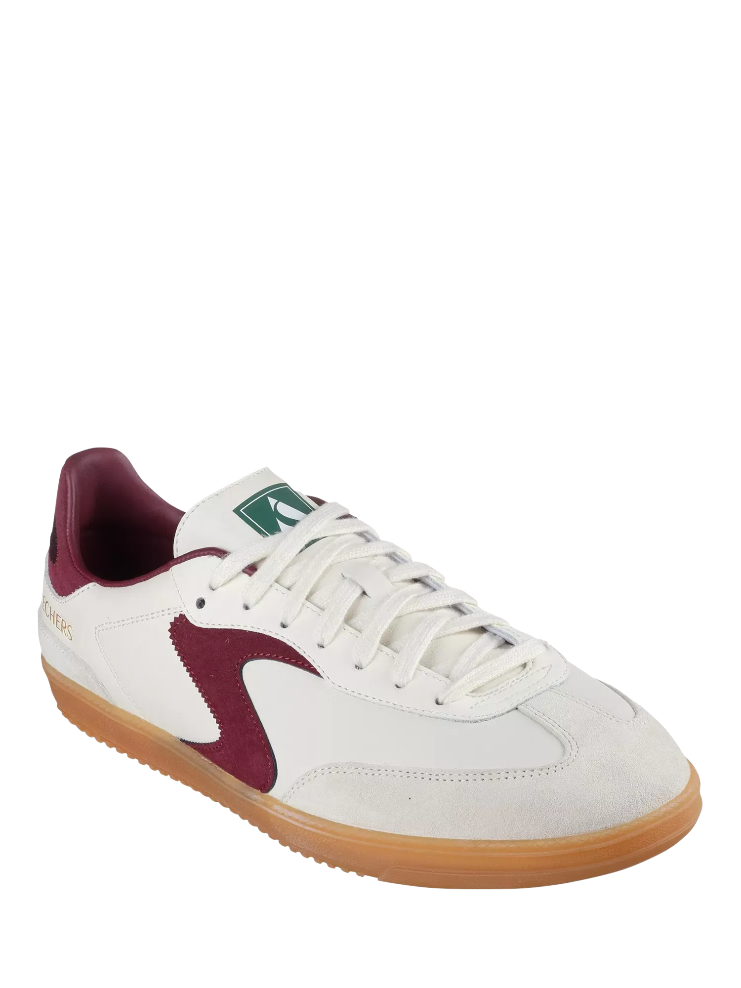 Кроссовки Hotshot Pyke на шнуровке Skechers, White Burgundy — фото 2