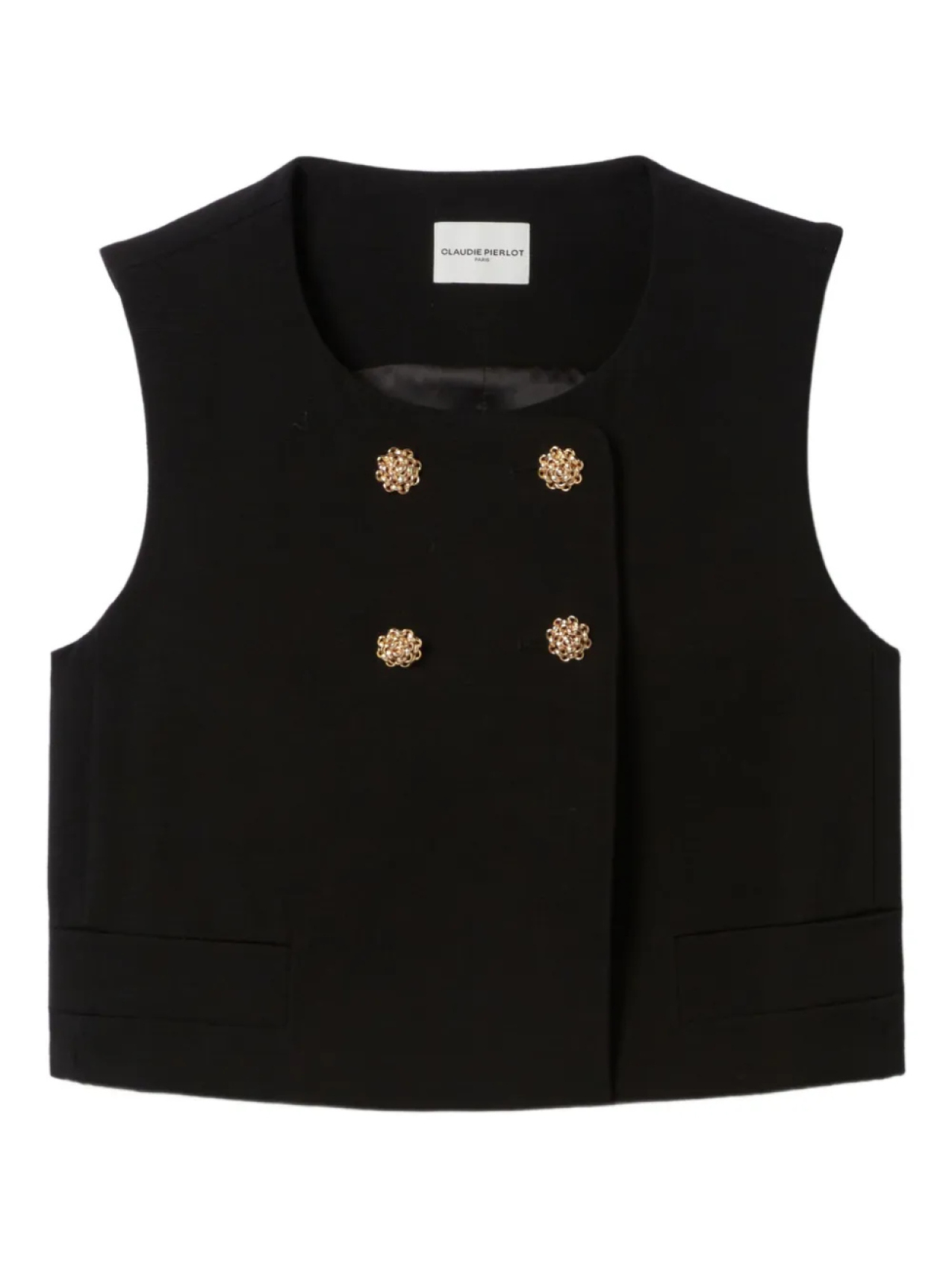

Укороченный топ Claudie Pierlot, черный