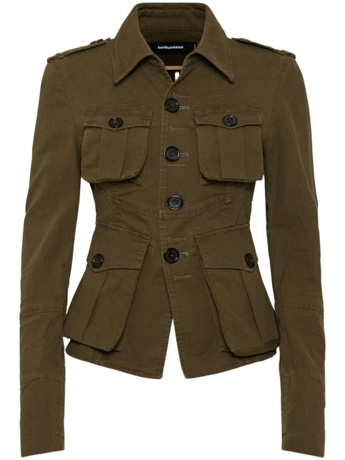 

DSQUARED2 куртка из смесового хлопка, коричневый