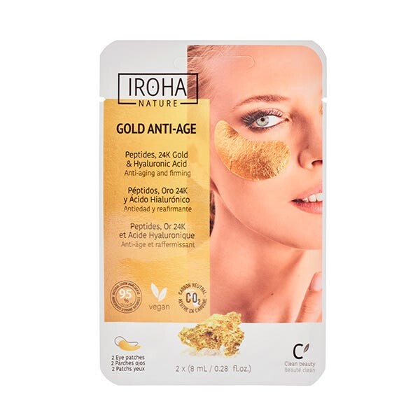

Тканевые пластыри из фольги, укрепляющие глаза 1 шт Iroha Nature
