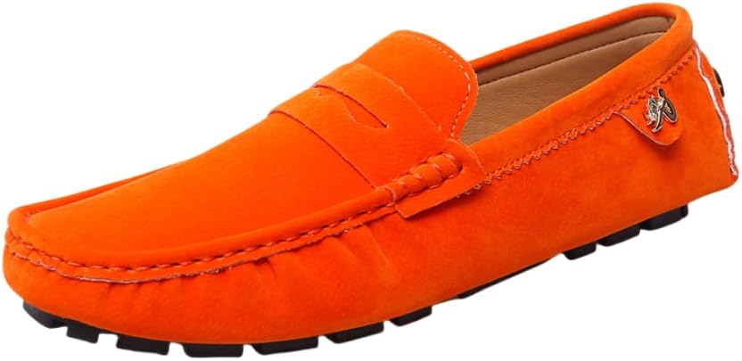 

Мужские мокасины Penny Loafer, водительские туфли, удобные нескользящие слипоны, мужская обувь на все сезоны Hhhchpm, красный