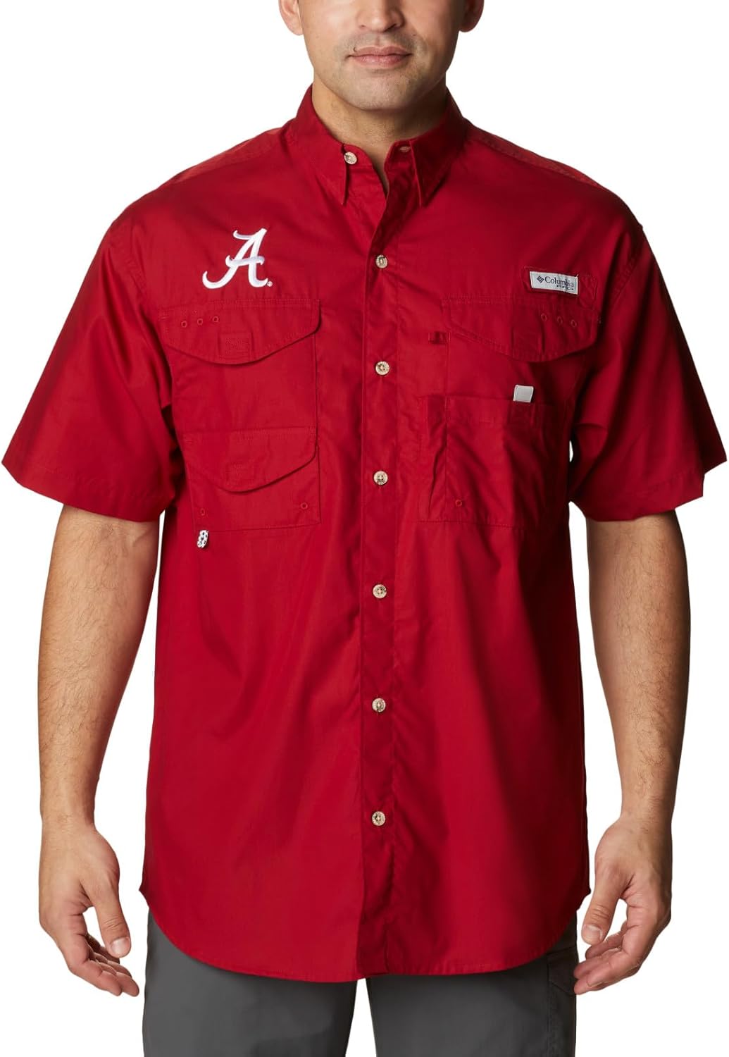 

Columbia мужская рубашка CLG Bonehead Team с коротким рукавом, Ala - Red Velvet