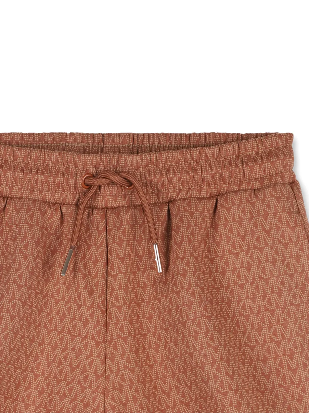 Шорты с кулиской и принтом Michael Kors Kids, коричневый — фото 3