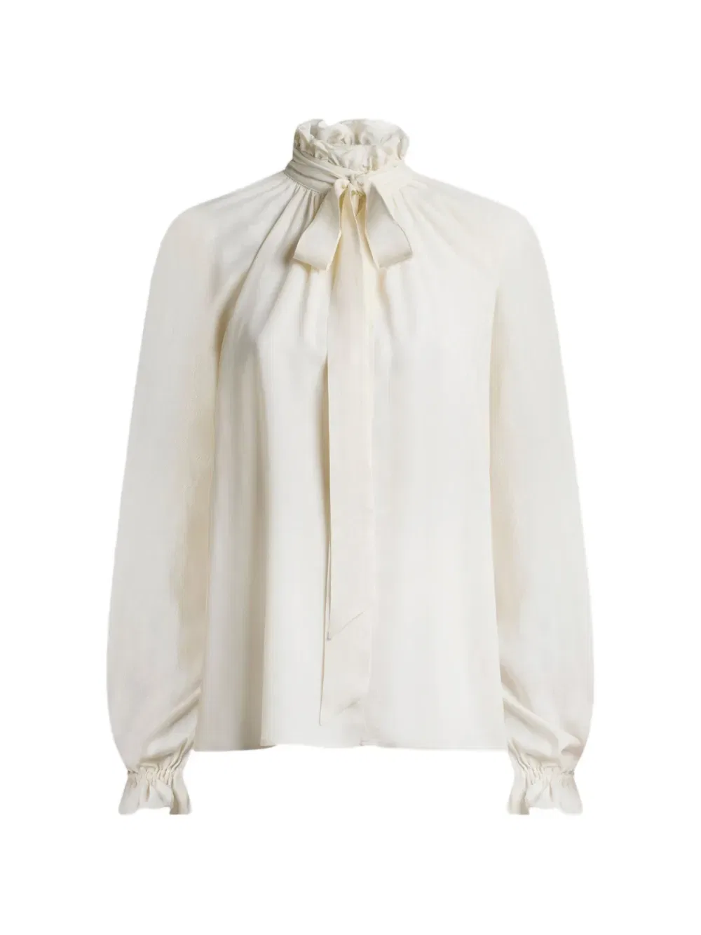 Блузка с жаккардовым шарфом Etro, нейтральный