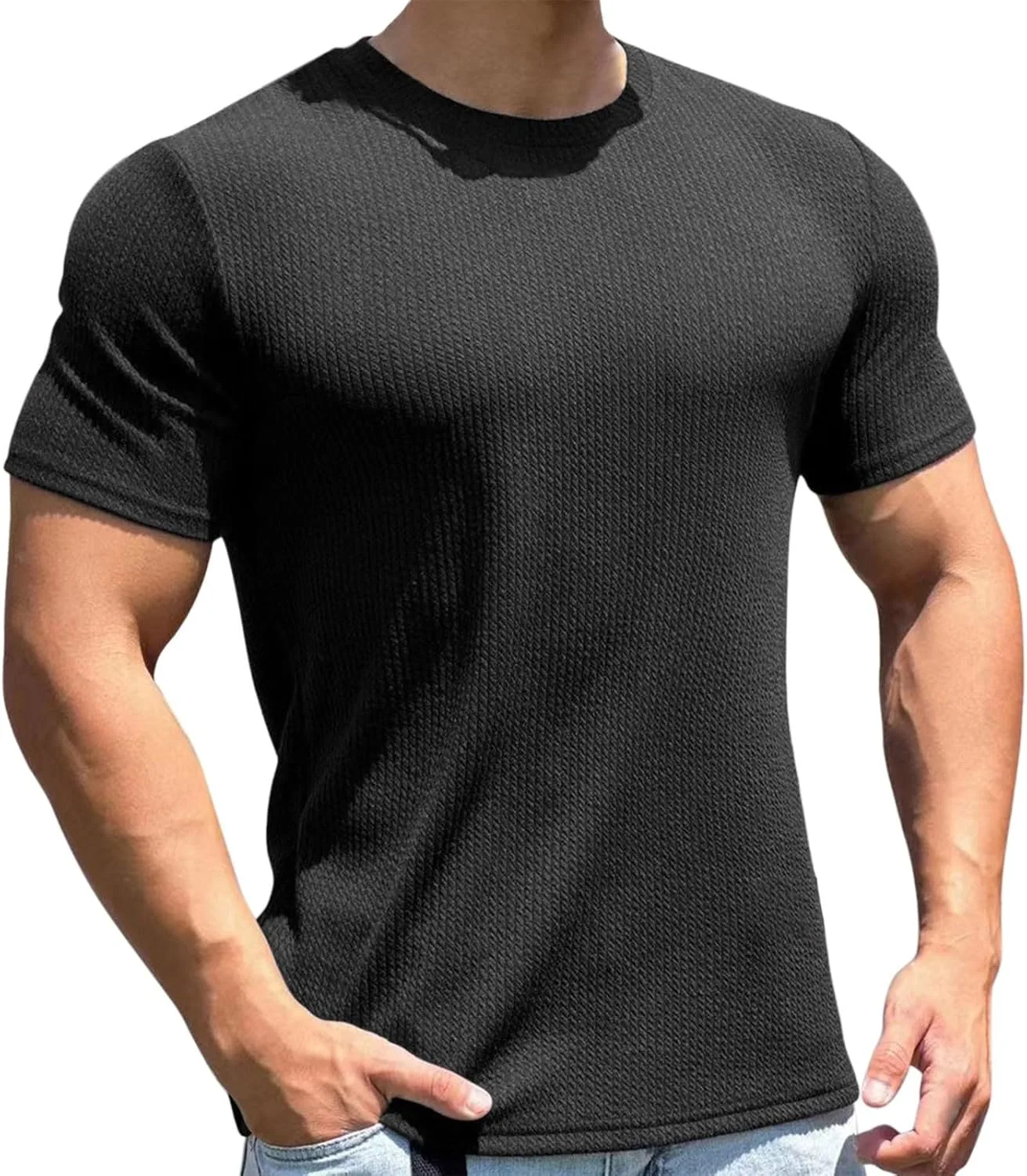 

Мужская футболка loose fit для бега и спорта PETCDIM