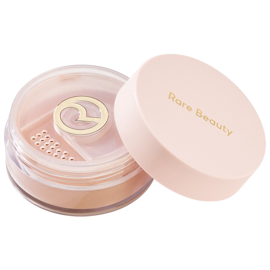 

Всегда оптимистка. Пудра для фиксации макияжа Soft Radiance. Rare Beauty by Selena Gomez, 0.33 oz/9.5g, Light Medium