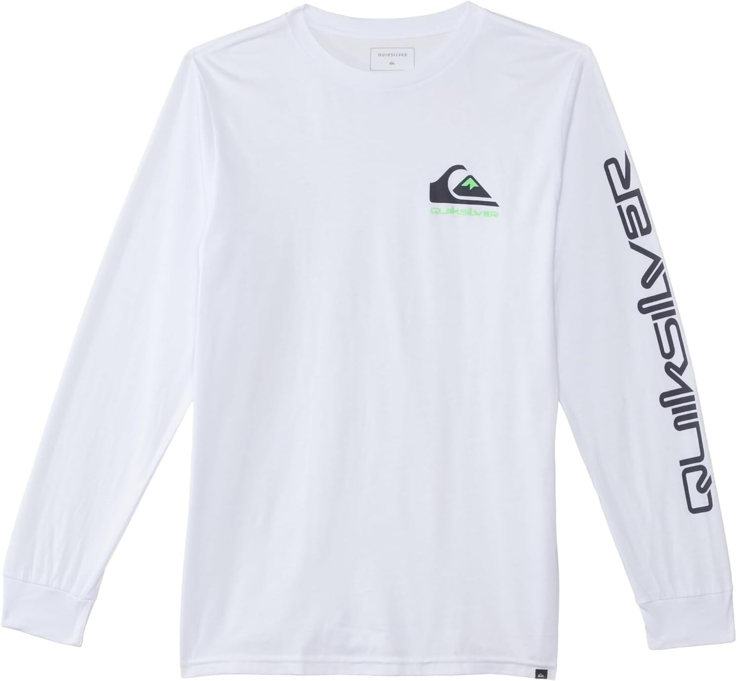 

Футболка Quiksilver Kids Omni Logo Long Sleeve Tee, белый