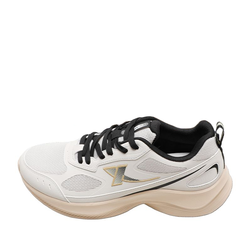 

XTEP Нескользящие и износостойкие дышащие низкие повседневные кроссовки для бега, мужские, белые, песочно-серые