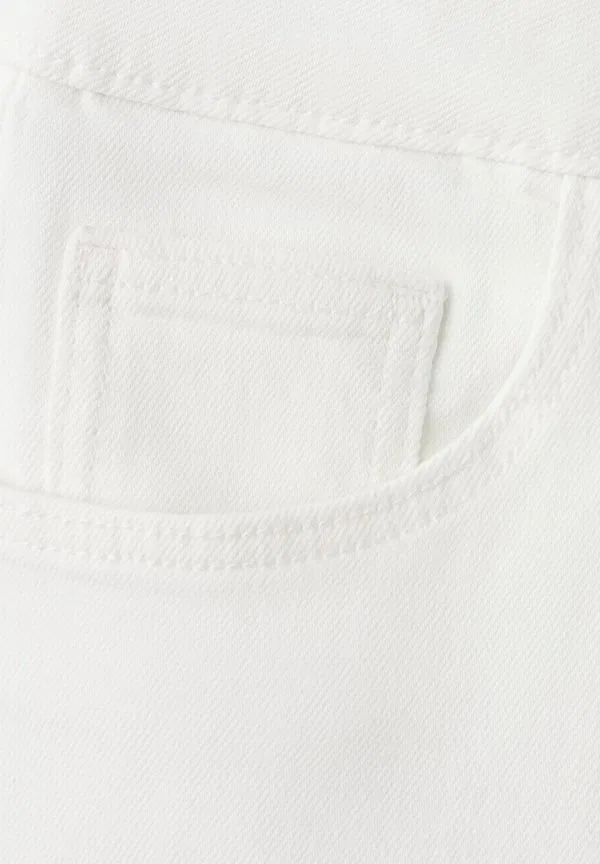 Детские джинсовые шорты Mango Kids, White — фото 3