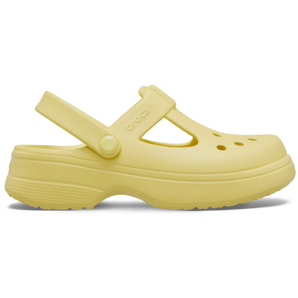 

Детские сабо Classic Mary Jane Clog T Crocs, лимонно-желтый